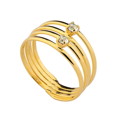 Anillo Hill Oro Laminado