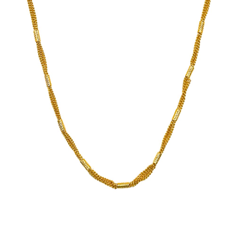 Collar Trinity Oro Laminado