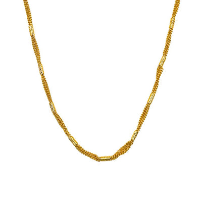 Collar Trinity Oro Laminado