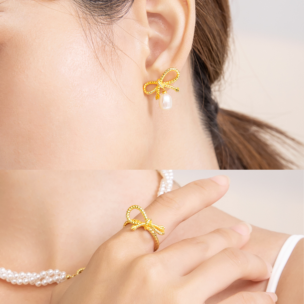Conjunto Coquet Bañado Oro