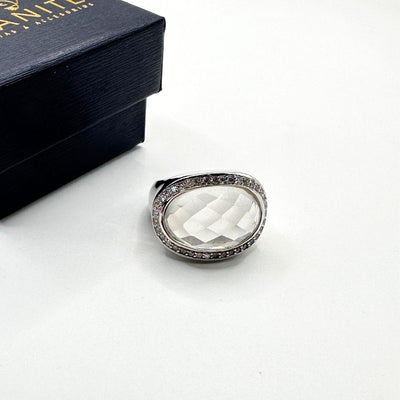 Anillo Milan Plata Italiana