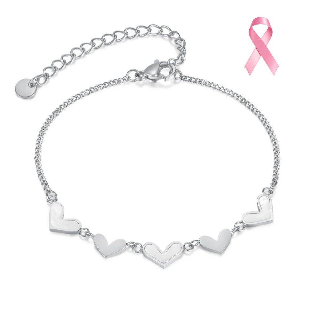 Pulsera Cuore White Acero