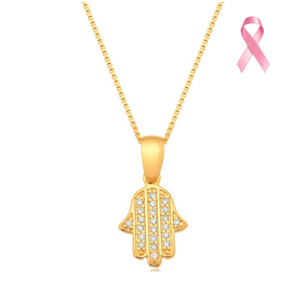 Collar Fatima Oro Laminado