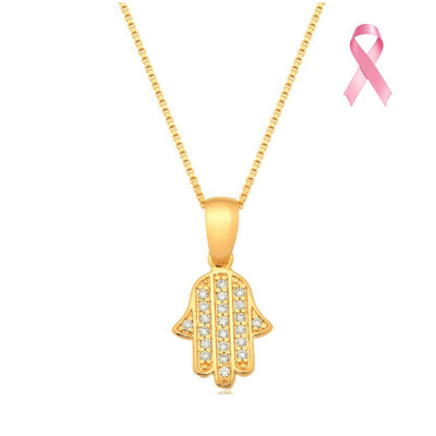 Collar Fatima Oro Laminado