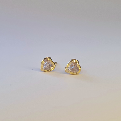 Aros Bebe Sweet Blanco Oro 14K 5mm
