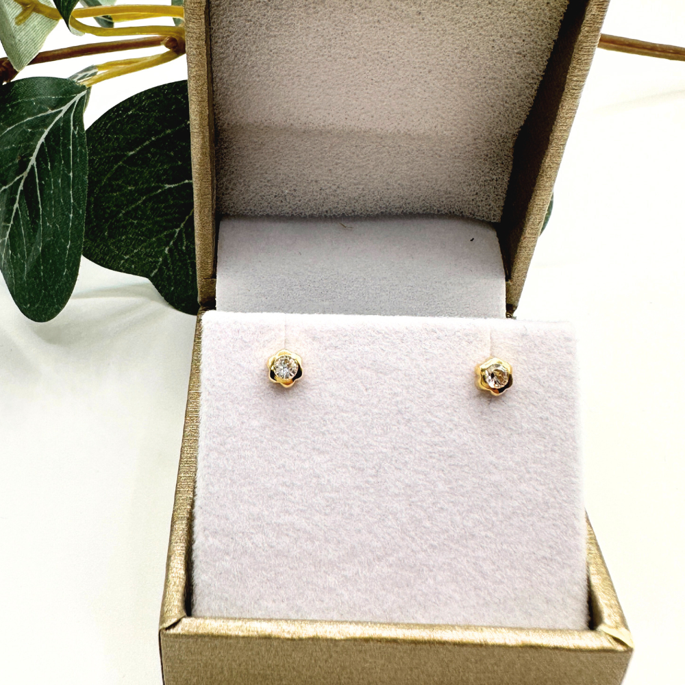 Aros Bebe Lis Oro 18K 4mm