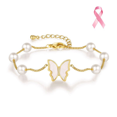 Pulsera Butterfly Oro Laminado
