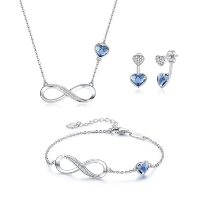 Conjunto Full Nice You Blue Plata Italiana