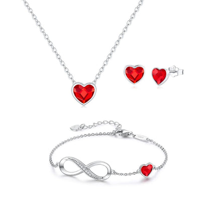 Conjunto Full Nice Red Plata Italiana