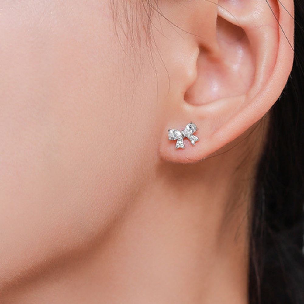 Aros Lazos Plata Italiana