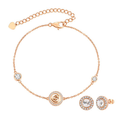 Conjunto Rosa Cristales