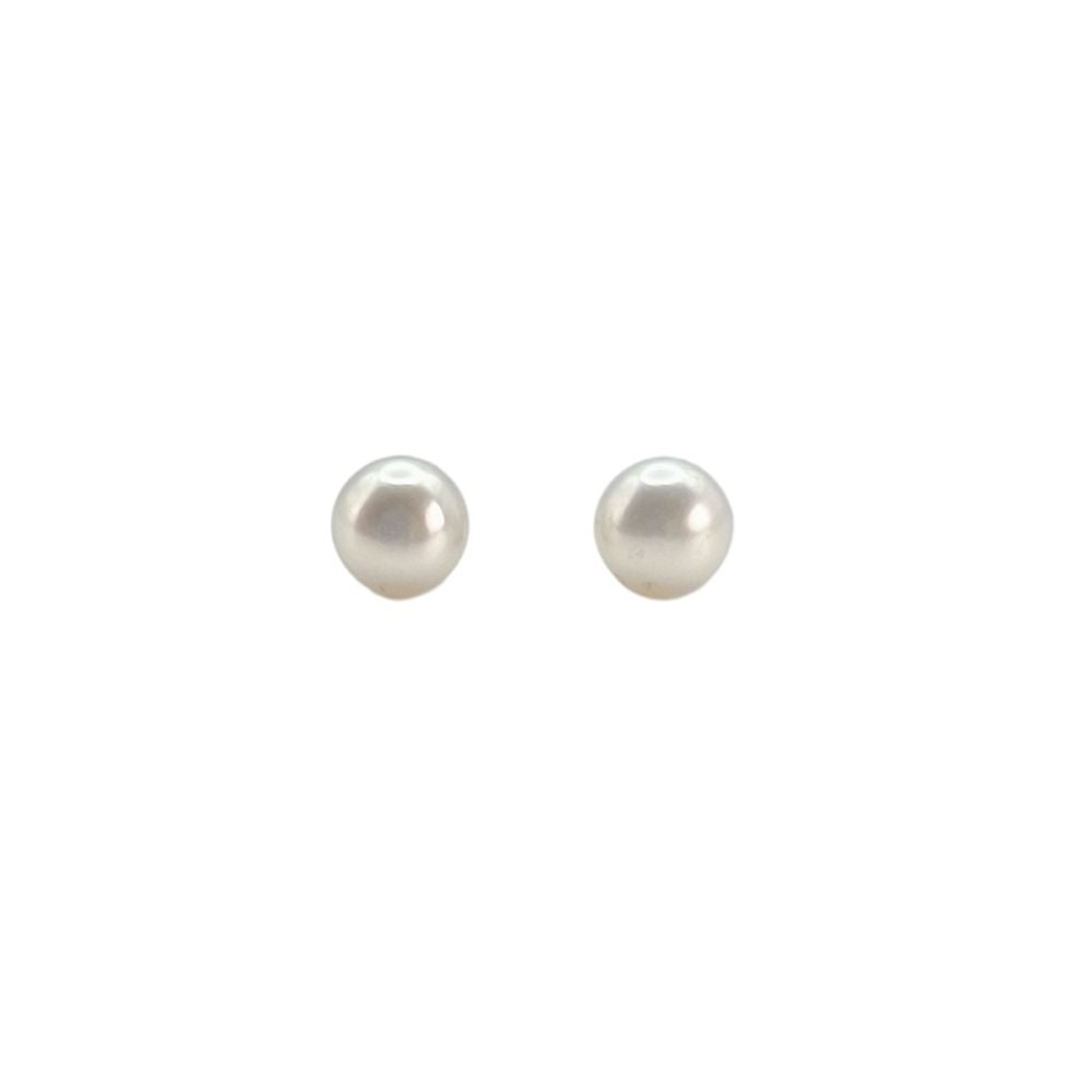 Aros Bebé Mini Perlas Oro 14K 3mm