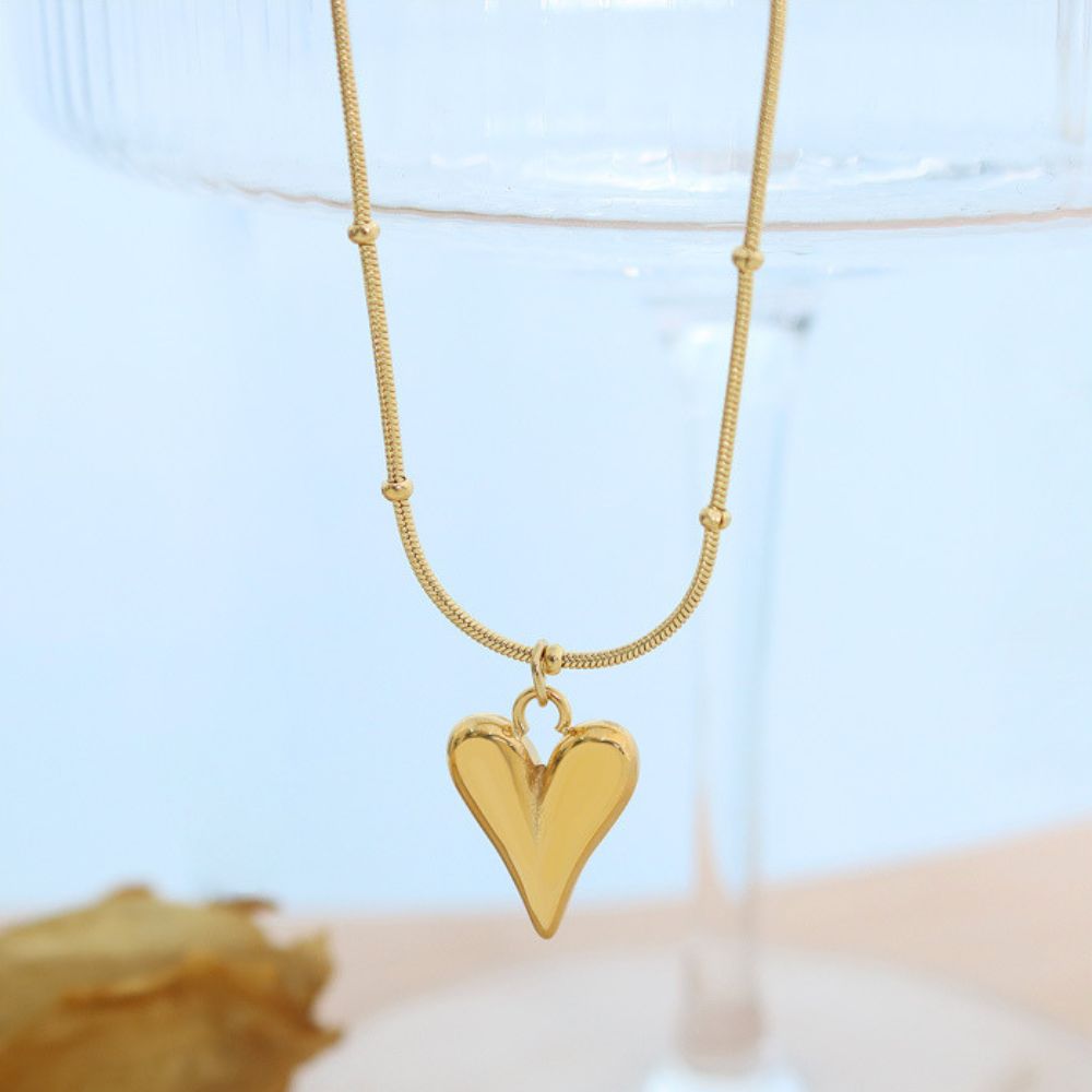 Collar Heartfelt Acero