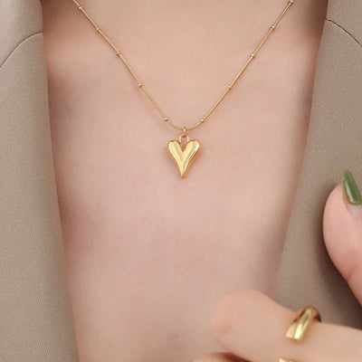 Collar Heartfelt Acero