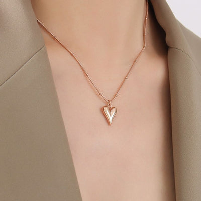 Collar Heartfelt Acero