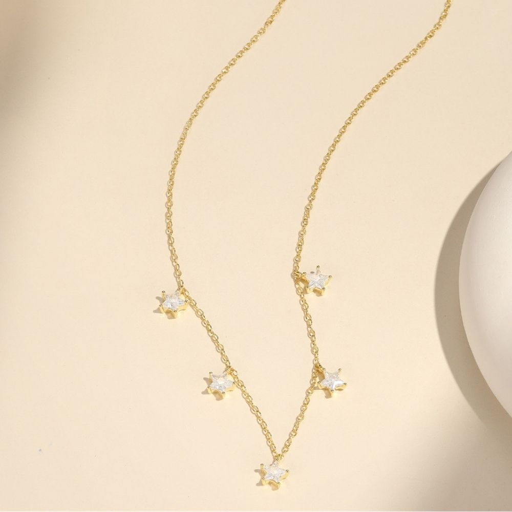 Collar Cosmic Plata Italiana