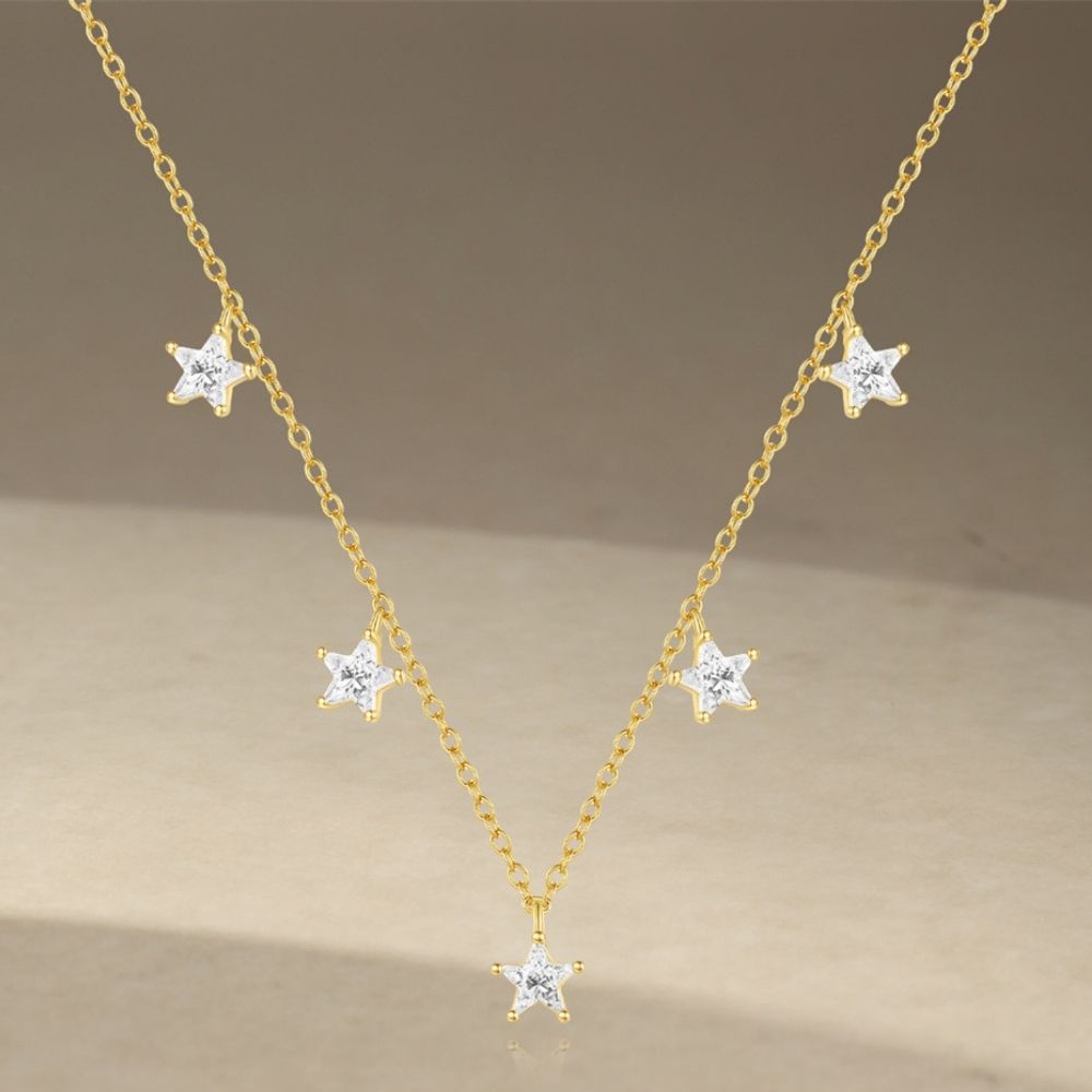 Collar Cosmic Plata Italiana