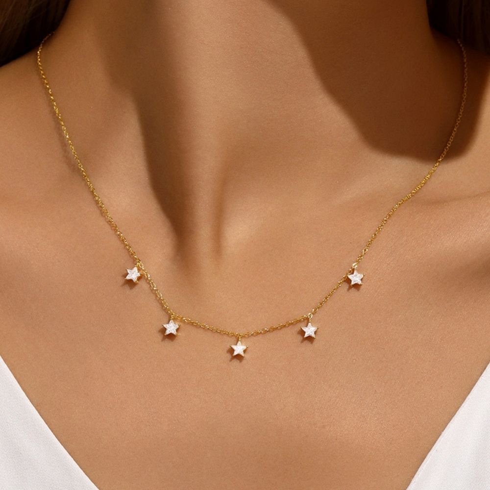 Collar Cosmic Plata Italiana