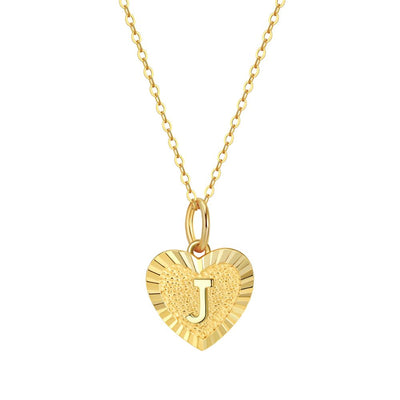 Collar Inicial Amor Plata Italiana