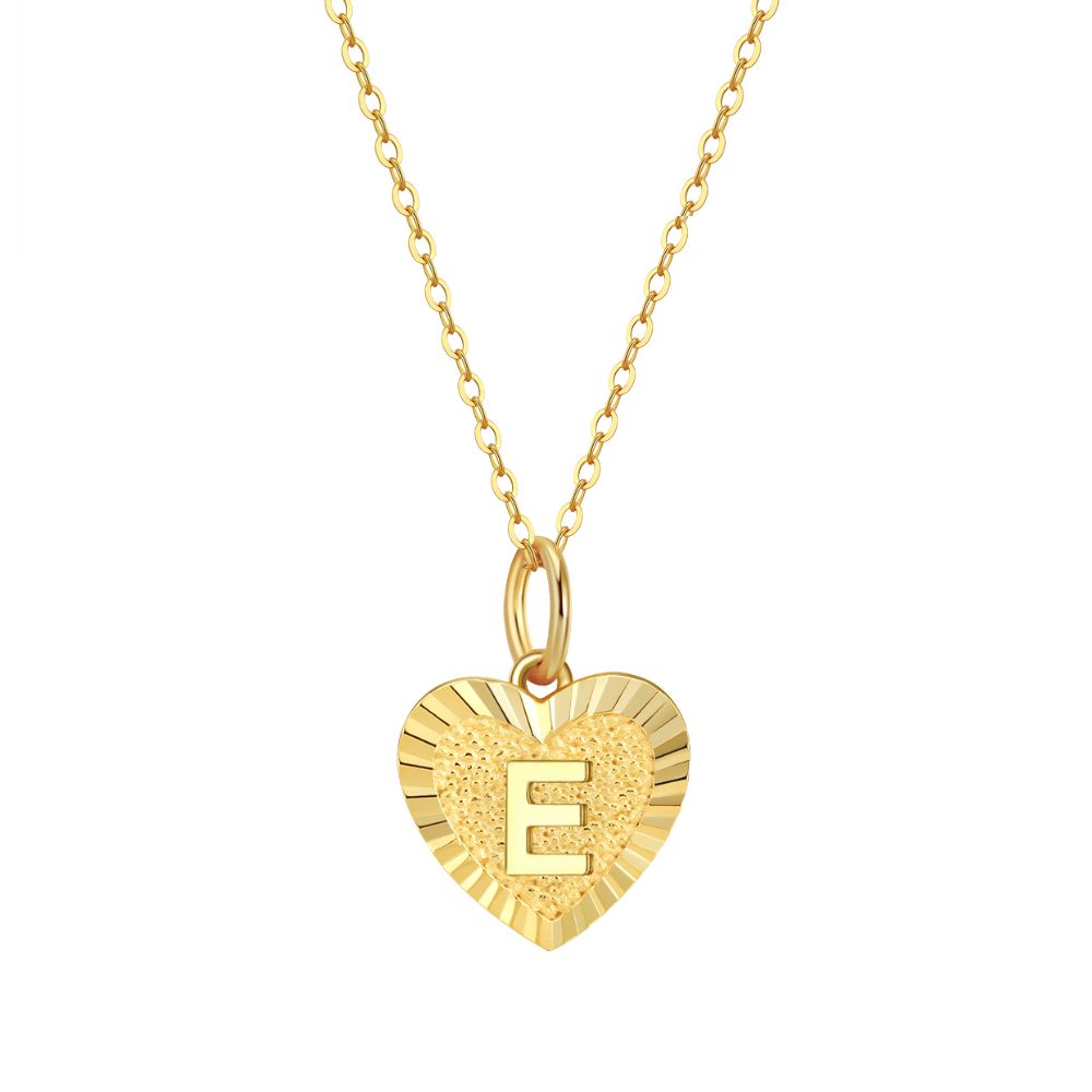 Collar Inicial Amor Plata Italiana