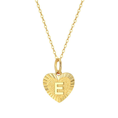 Collar Inicial Amor Plata Italiana