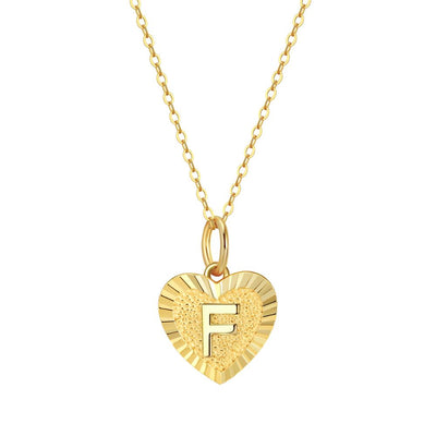Collar Inicial Amor Plata Italiana