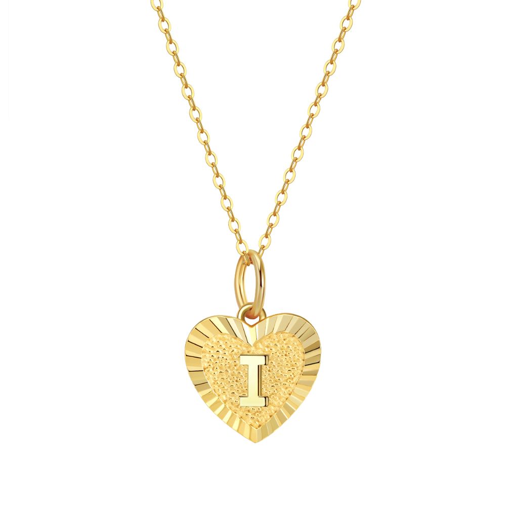 Collar Inicial Amor Plata Italiana