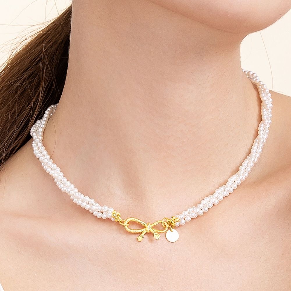 Collar Coquet Plata Italiana