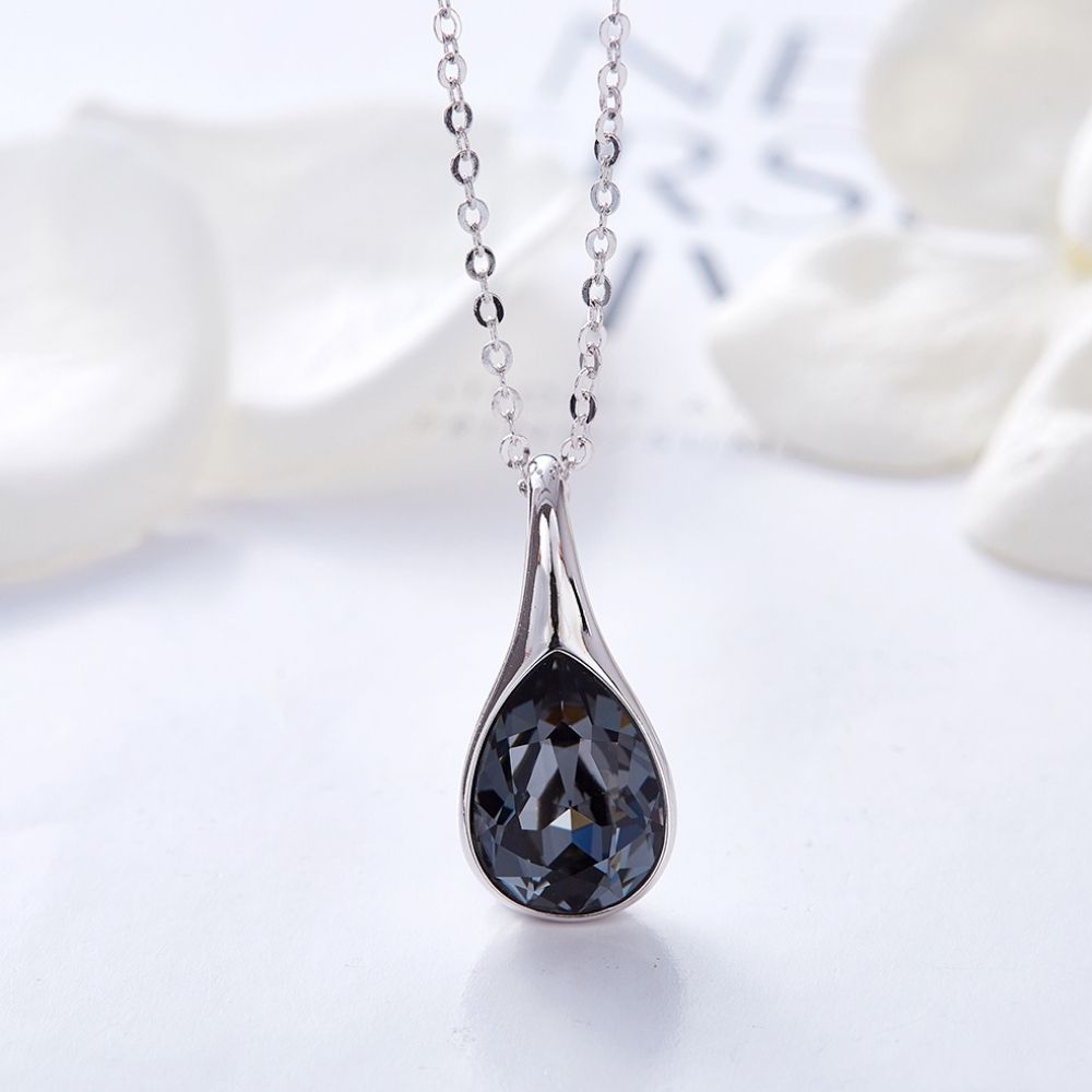 Collar Melt Cristales-Black