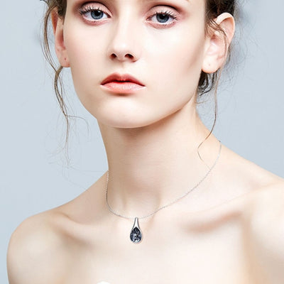 Collar Melt Cristales-Black