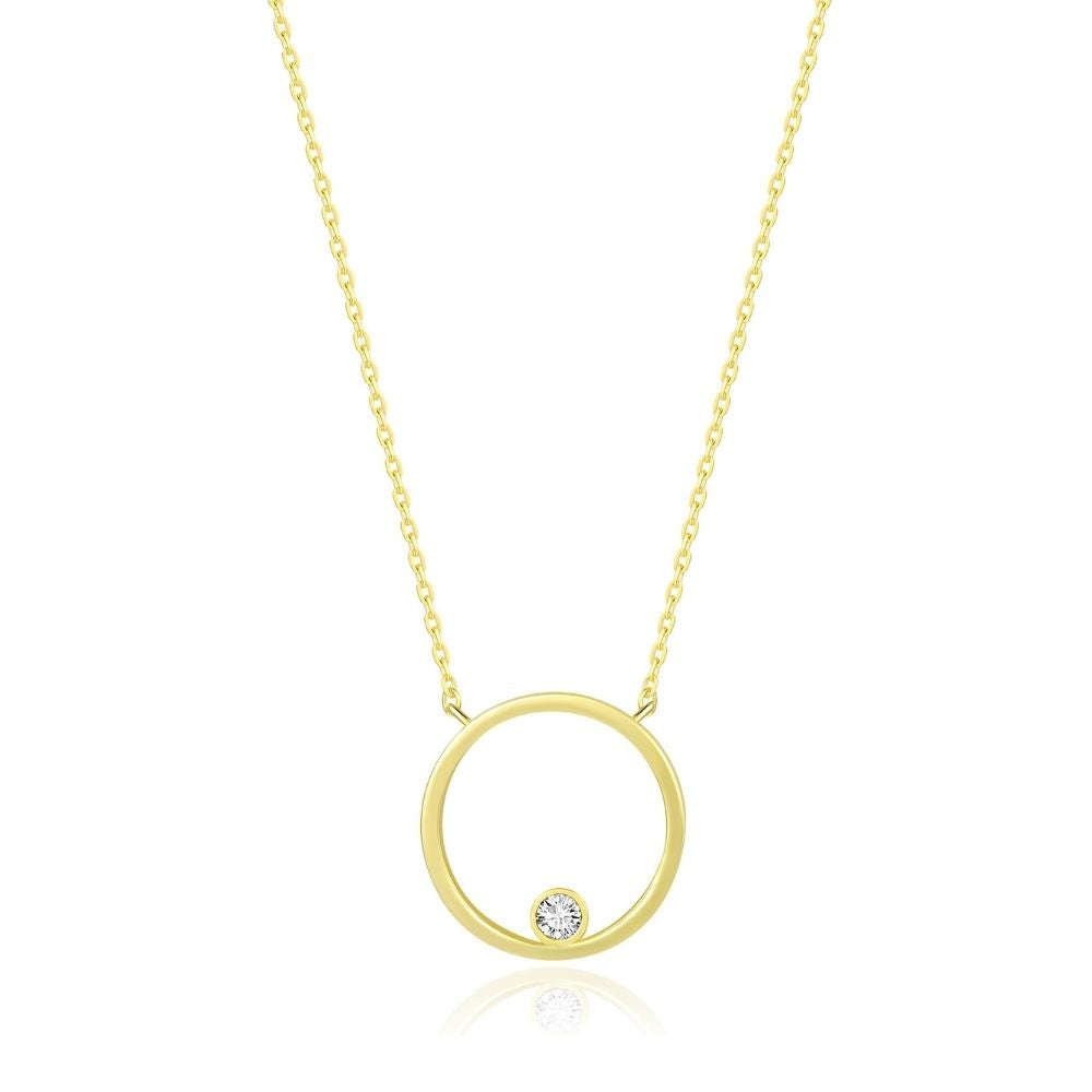 Collar Numa Cristales-Gold