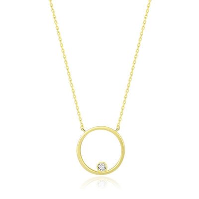 Collar Numa Cristales-Gold