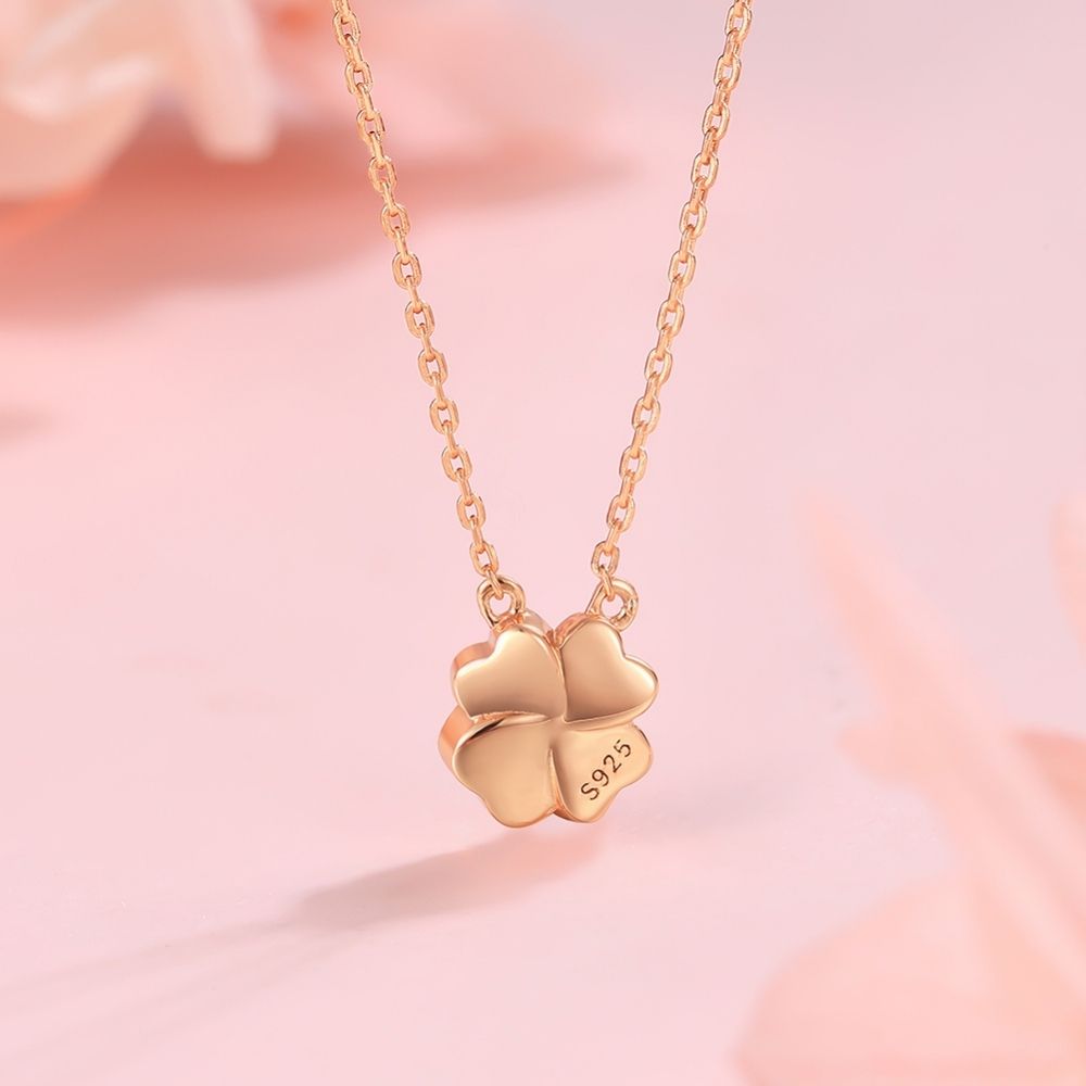 Collar Nice Lucky Plata Italiana