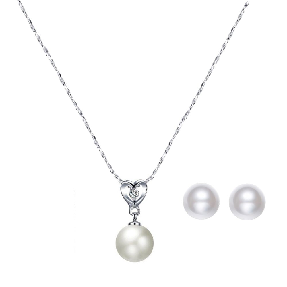 Conjunto Pearls Love Cristales