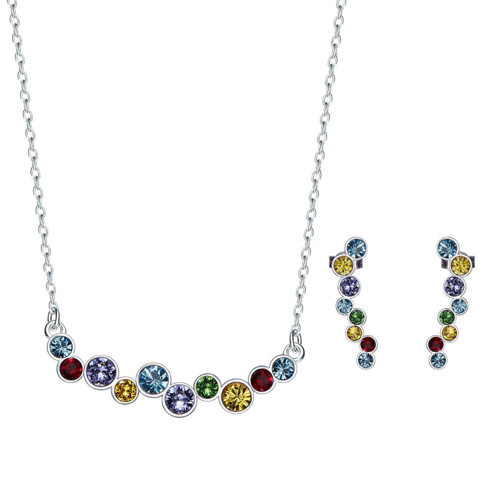 Conjunto Rainbow Plata Italiana