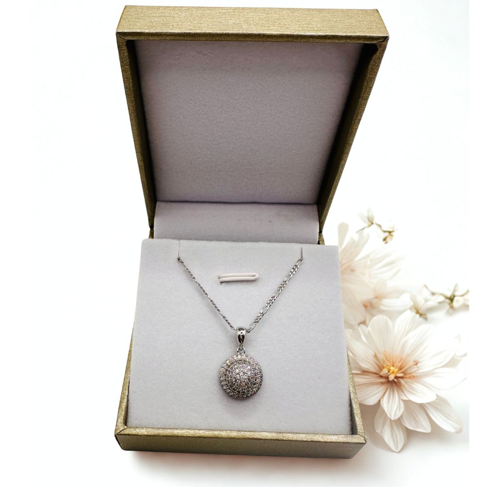 Collar Touché Plata Italiana