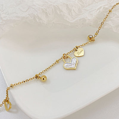 Pulsera Moments Gold Acero