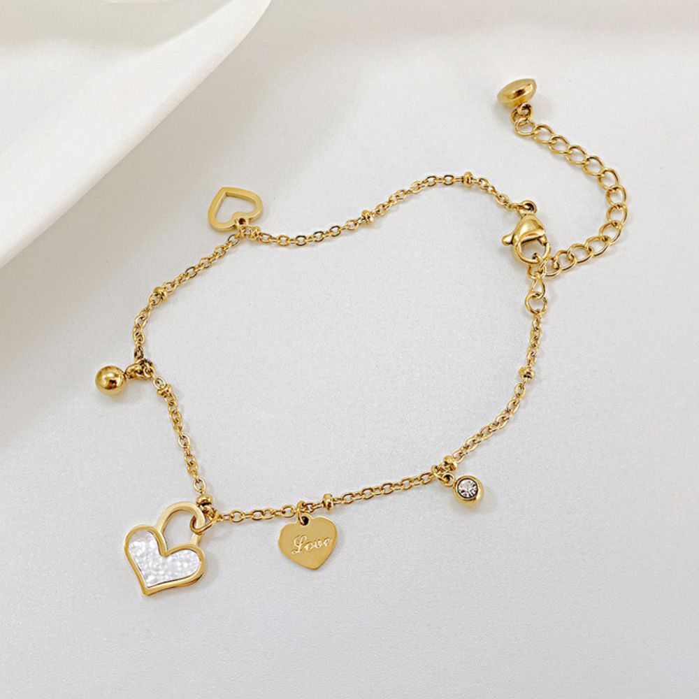 Pulsera Moments Gold Acero