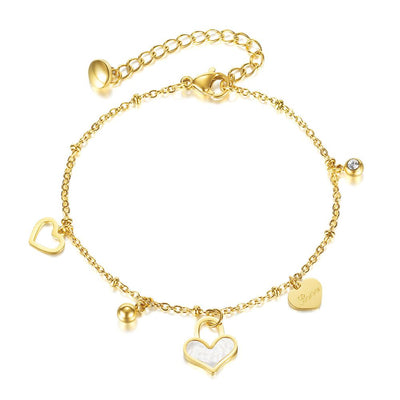 Pulsera Moments Gold Acero