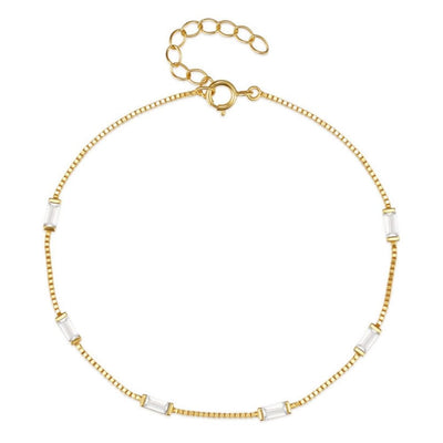 Pulsera Iris Plata Italiana-Crystal