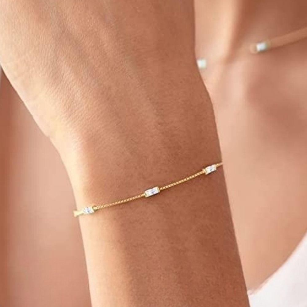 Pulsera Iris Plata Italiana-Crystal