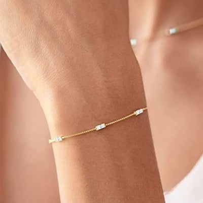 Pulsera Iris Plata Italiana-Crystal