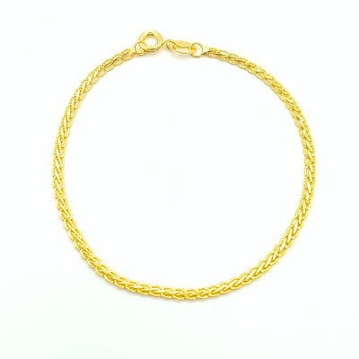 Pulsera Tresse Oro Laminado