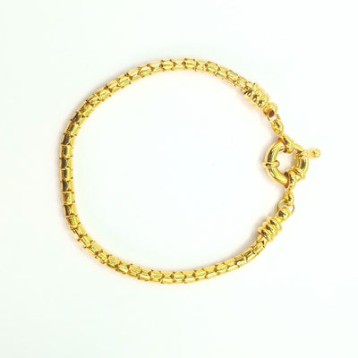 Pulsera Snake Oro Laminado