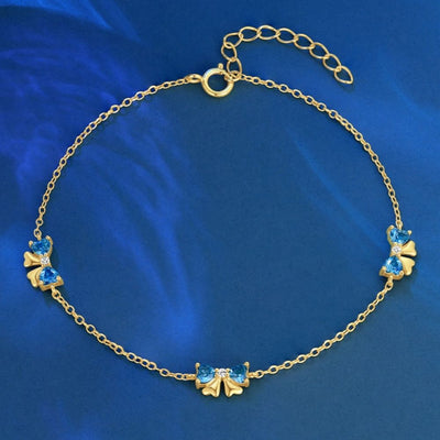 Pulsera Lazos Plata Italiana-Gold