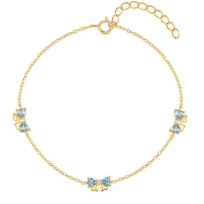 Pulsera Lazos Plata Italiana-Gold