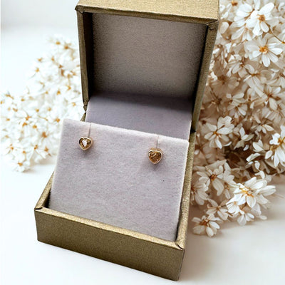Aros Bebé Love Oro 14K 4mm