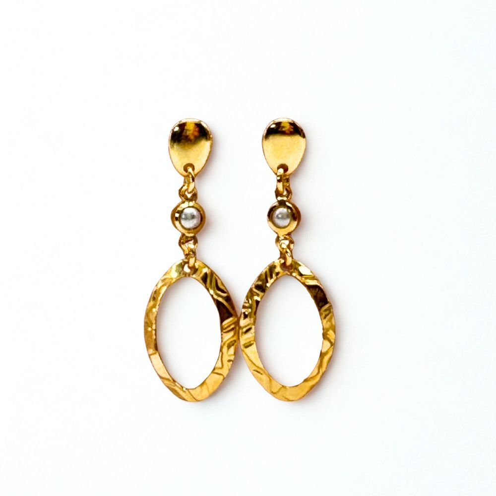Aros Sarah Oro Laminado