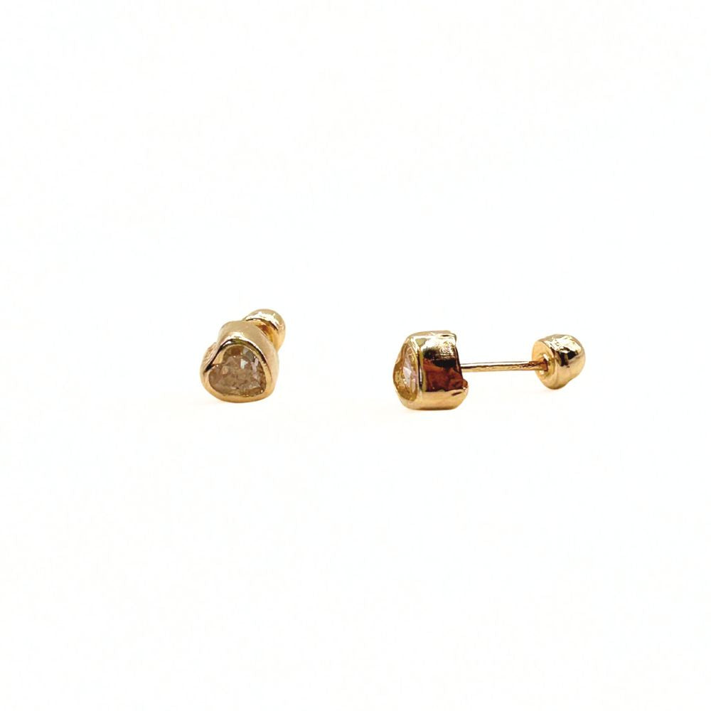 Aros Bebé Love Oro 14K 4mm