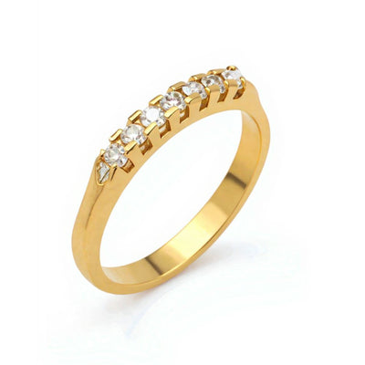 Anillo Cintillo Oro Laminado